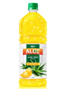 Aloe vera 1L with mango flavored drinks