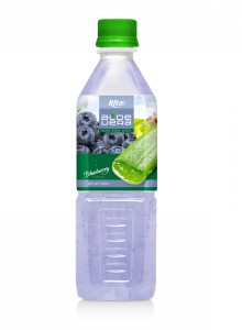 Aloe vera with blueberry flavor 500ml Pet Bottle 