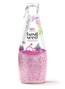pure fresh juice basil seed mangosteen drink pure fresh juice basil seed mangosteen drink