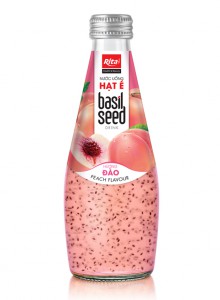 Basil seed 290ml peach