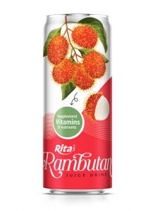 Best natural 320ml Rambutan juice drink exporter