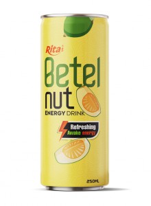 Betel nut Energy drink  refreshing awake anergy 250ml slim cans