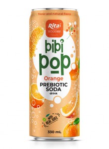 Bibi Pop Prebiotic Soda drink 330ml sleek can 06