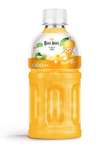 OEM 300ml Pet Bottle Bici Bici Mango Juice Nata De Coco 
