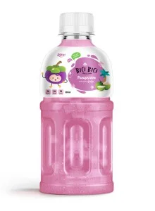 300ml Pet Bottle Mangosteen Juice Nata De Coco Bici Bici