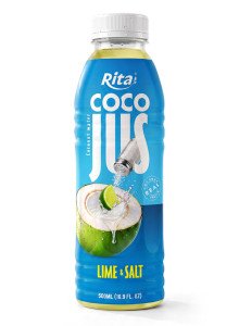 COCO JUS Real Coconut Water with Lime Juice and Salt 500ml (16.9 fl oz) COCO JUS Real Coconut Water with Lime Juice and Salt 500ml (16.9 fl oz)