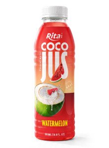 COCO JUS Real Coconut Water with Watermelon Juice 500ml (16.9 fl oz) COCO JUS Real Coconut Water with Watermelon Juice 500ml (16.9 fl oz)