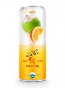 OEM Coco Organic Sparkling with orange 320ml