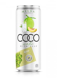 Coco water pulp with  melon 330ml