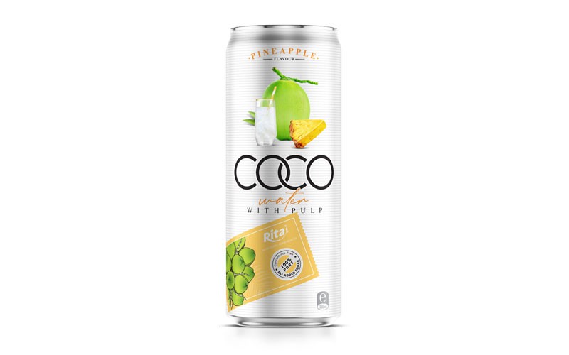 Coco water pulp with pineapple 330ml