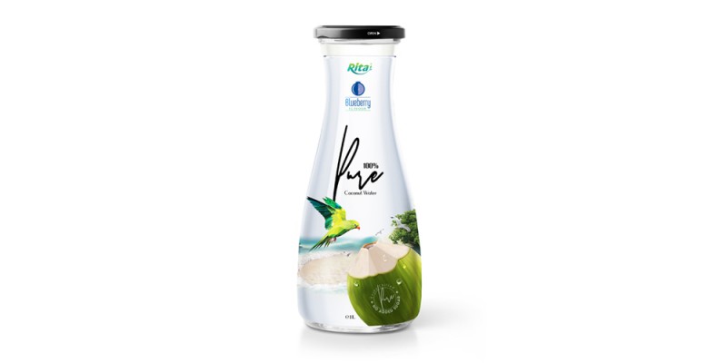 Coconut water with blueberry flavour of juice manufacturers