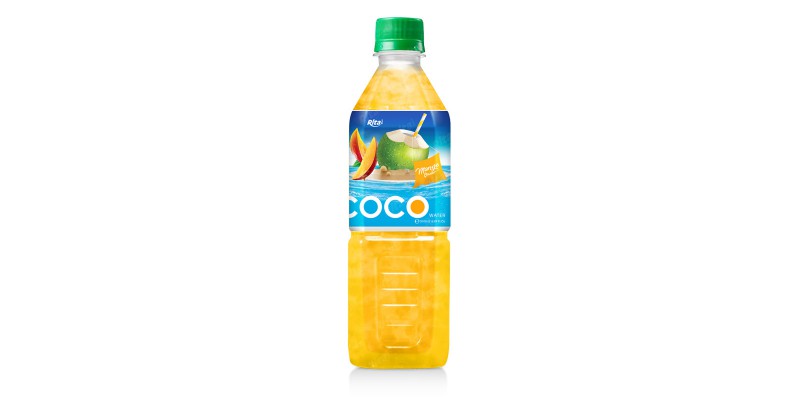 Coconut water with mango flavor  500ml Pet bottle 2