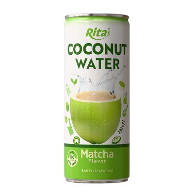 Coconut water with matcha 250ml