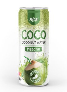 Coconut water with matcha 320ml-1