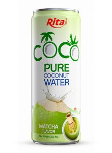Coconut water with matcha 320ml
