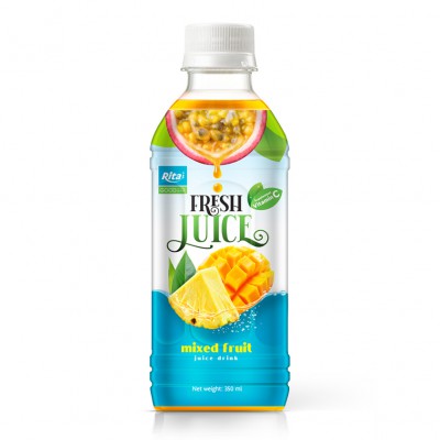 Fresh juice 350ml Pet Mixed fruit