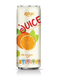 Fresh natural orange fruit juice