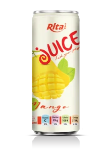 Fresh natural mango fruit juice