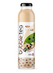 Glass bottle 315ml real original Bubble Tea with tapioca pearls