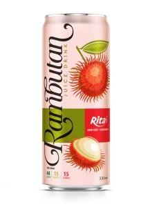 High quality NFC 320ml Rambutan fruit juice drink