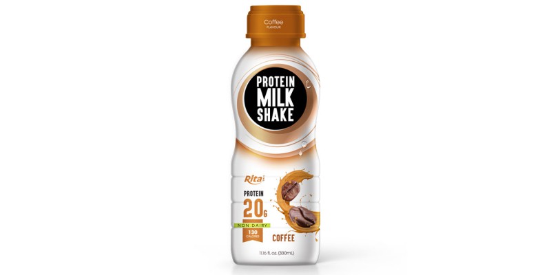 Juice bottles  Protein milk shake with cofee