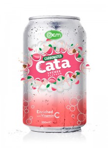 OEM Carbonated Lychee Flavor Drink