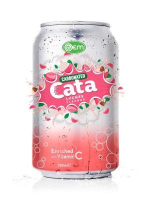 OEM Carbonated Lychee Flavor Drink