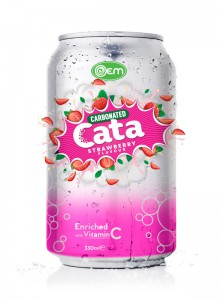 OEM Carbonated Strawberry Flavor Drink