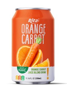 Rita Original Orange Carrot Juice Daily Classic 330ml Can