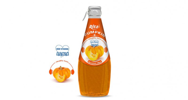 Pumpkin 290ml glass