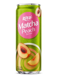 Rita Matcha Peach Drink 320ml Can