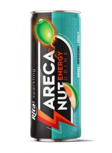 Sparkling Areca nut Energy drink 250ml slim cans