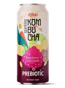 Sparkling Kombucha Prebiotic 500ml can 04
