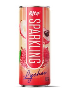 Sparkling drink fruit lychee 250ml cans