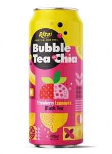 Wholesale Bubble Tea With Chia Strawberry And Lemonade