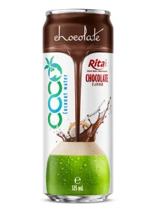 Coconut water with Chocolate Flavor 325ml Sleek Can Coconut water with Chocolate Flavor 325ml Sleek Can