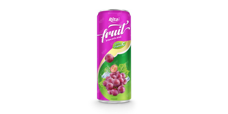 fruit grape juice enrich vitamin C in 320ml can