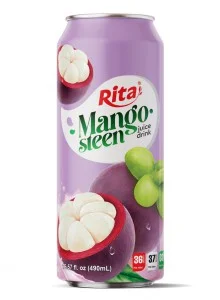 Supplier 490ml Can Mangosteen Juice Drink