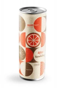 sparkling drink wiht grapefruit flavor  250ml canned