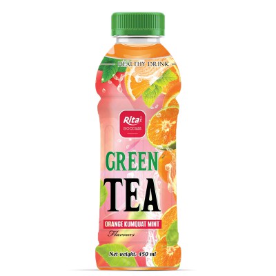 green-tea-drink-with-orange-kumquat-mint-flavor