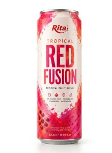 Natural Tropical Red Fusion Fruit Blend 325ml Can Natural Tropical Red Fusion Fruit Blend 325ml Can