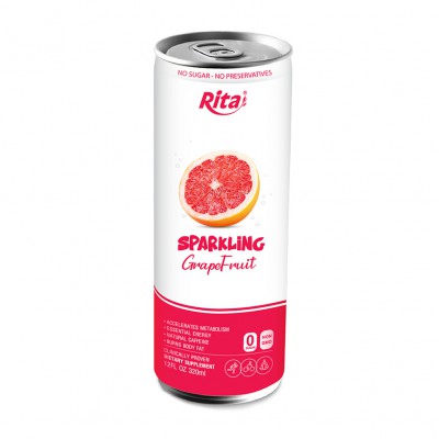 real tropical grapefruit sparkling drink