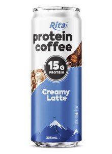 Rita High Protein Coffee Creamy Latte Drink 15g Protein – RTD Coffee Beverage 325ml Rita High Protein Coffee Creamy Latte Drink 15g Protein – RTD Coffee Beverage 325ml