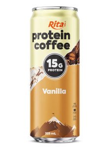 Rita High Protein Coffee Vanilla Drink 15g Protein – RTD Coffee Beverage 325ml Rita High Protein Coffee Vanilla Drink 15g Protein – RTD Coffee Beverage 325ml