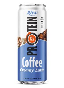 Rita Protein Coffee 15g – Ready-to-Drink High Protein Coffee Creamy Latte 325ml Can Rita Protein Coffee 15g – Ready-to-Drink High Protein Coffee Creamy Latte 325ml Can