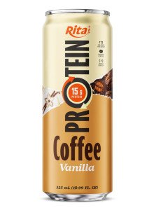 Rita Protein Coffee 15g – Ready-to-Drink High Protein Coffee Vanilla 325ml Can Rita Protein Coffee 15g – Ready-to-Drink High Protein Coffee Vanilla 325ml Can