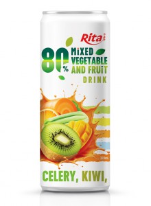 sleek can 320ml 80 Vegetable fruit drink 4