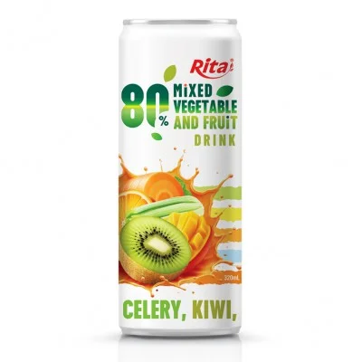 sleek can 320ml 80 Vegetable fruit drink 4