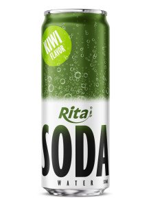 Sparkling Kiwi Soda Water Drink 320ml Can Sparkling Kiwi Soda Water Drink 320ml Can